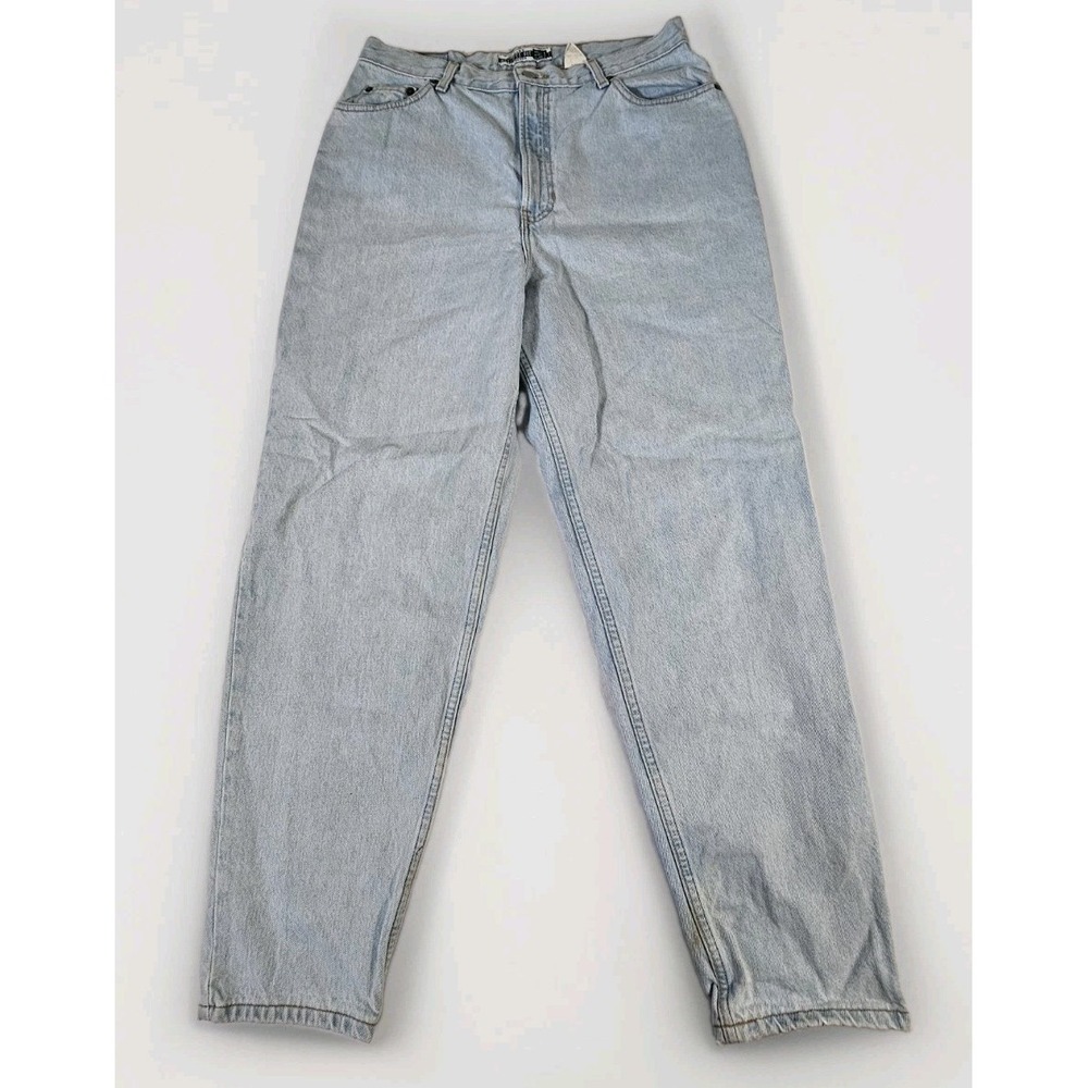 Vintage Y2k Gap Jeans Womens Size 16 Reverse Fit High Rise Tapered Relaxed 30x29
